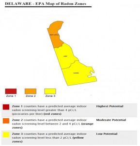 delaware epa map radon